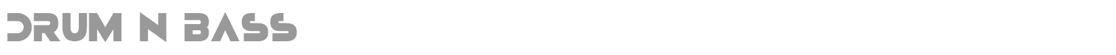 Drum N Bass font preview